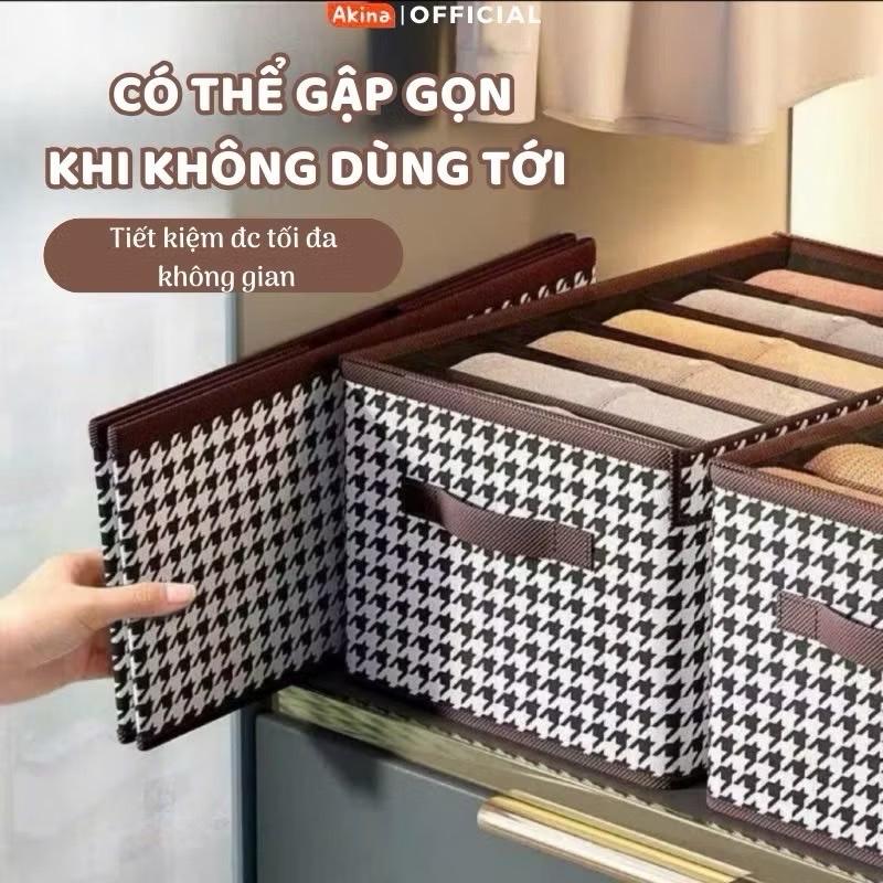 ￼Hộp Đựng Quần Áo Khung Thép Họa Tiết đa dạng, Đựng Chăn Màn, Đồ Lót... Tiện Lợi, Chắc Chắn, Có Thể Gấp Gọn Beejoo Officical 6