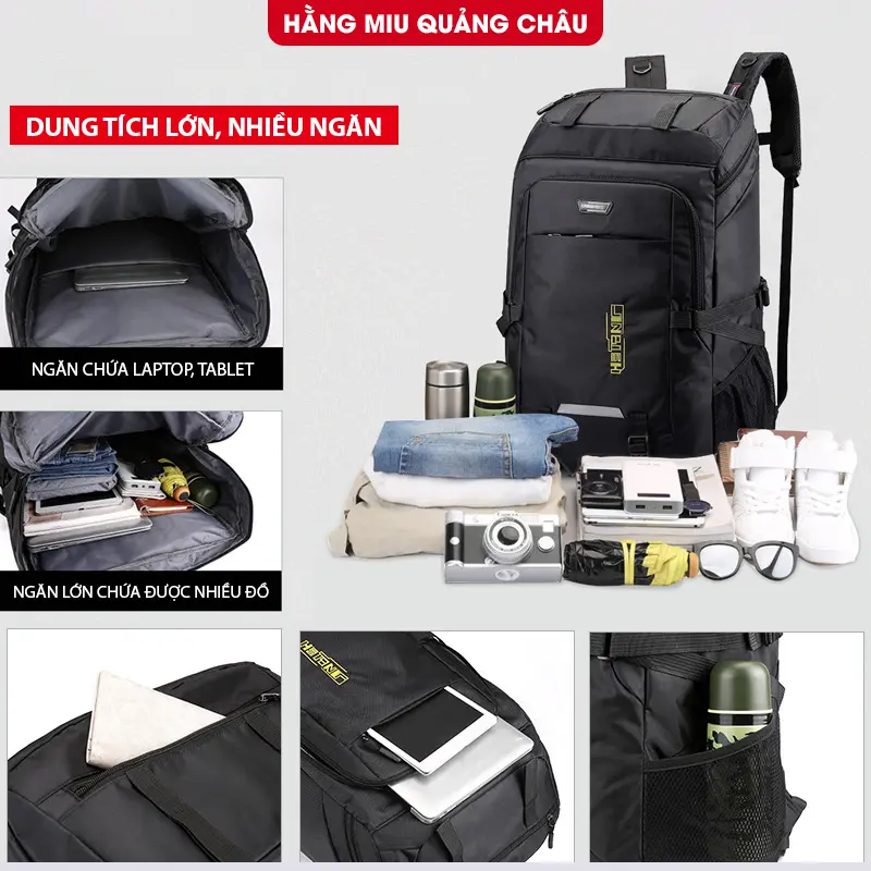 Balo Du Lịch Thể Thao Cỡ Lớn 80 Lít Cao Cấp Nội Địa Trung 0