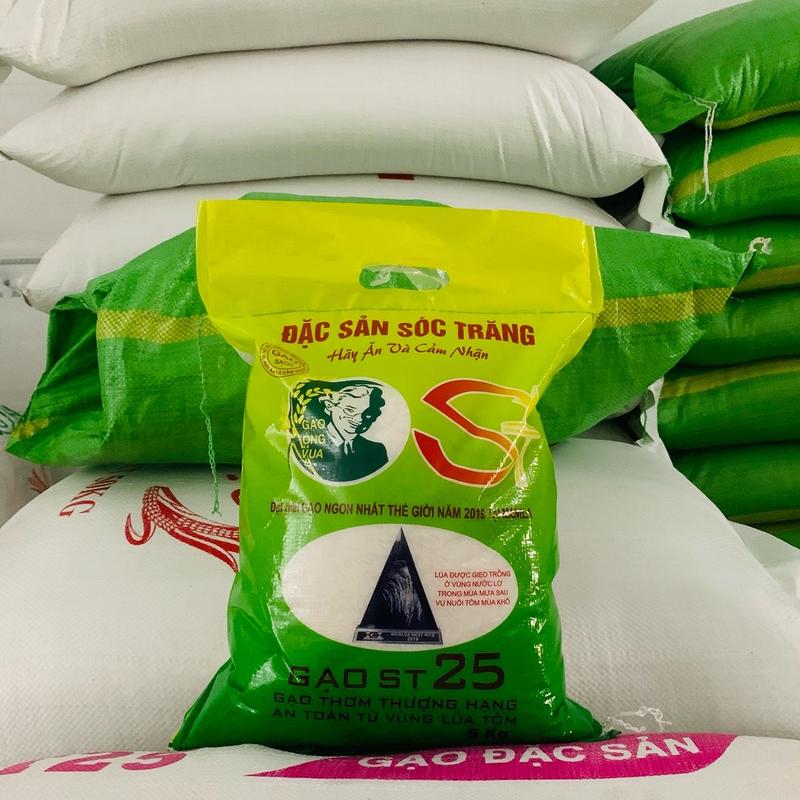 GẠO ST25 - ĐẶC SẢN SÓC TRĂNG (TÚI 10KG) 1