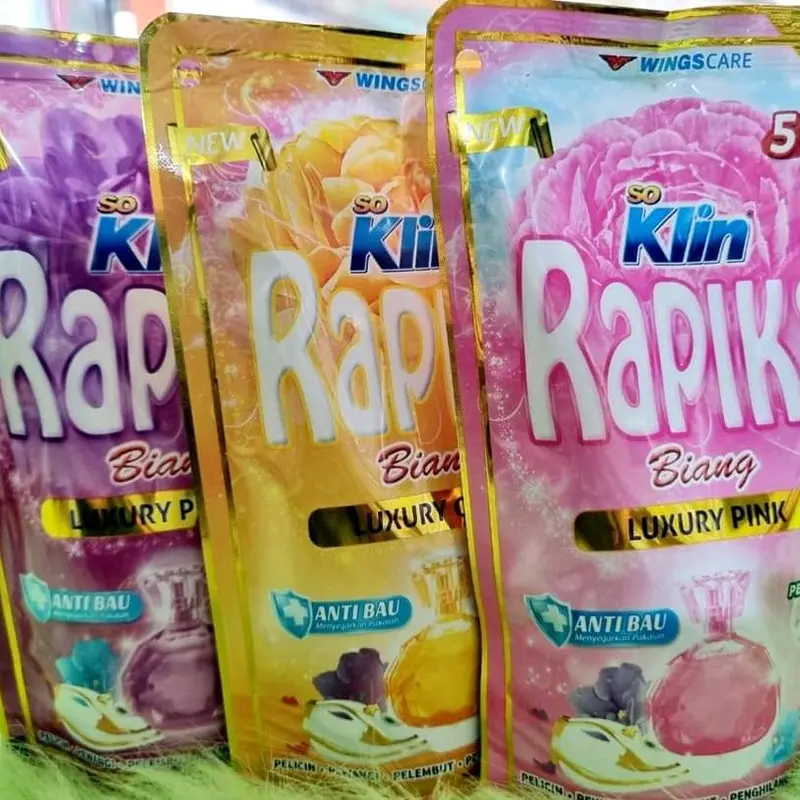 Setrika Cair Rapika Biang 8pc 250ml - Kain Pink Bunga Buah Lavender Pelicin Cair Promo Cairan 4