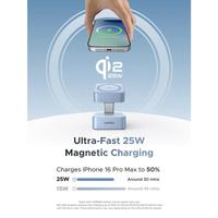 Gambar UGREEN MagFlow 2in1 Wireless Charger Magsafe Qi2 Fast Charging 25w With Stand Holder 55960B - Wireless Charger UGREEN MagFlow QI2 25W dari GGSTORESBY Kota Surabaya 2 Tokopedia