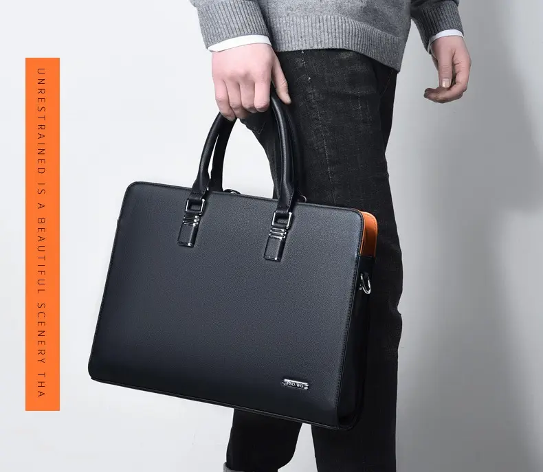 Cặp da công sở đựng tài liệu laptop FSDWG mã AS 0026 Bag Bag Nhung Nam cặp  táp 4