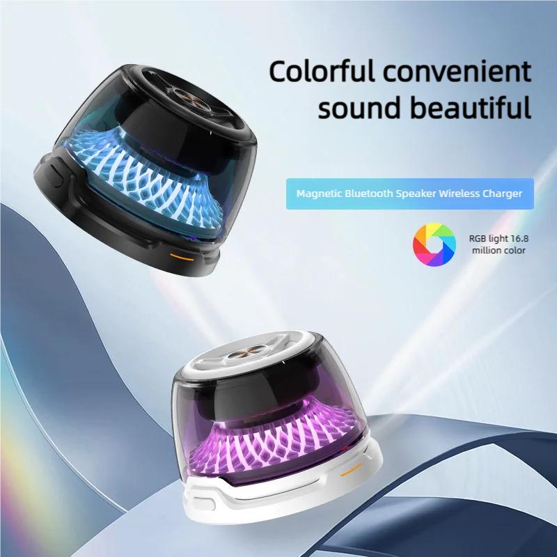 COD Quick Send For Magsafe Magnetic Bluetooth Speaker Wireless Charger ...