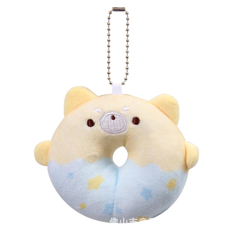 Product Introduction of Ins Wind Bear Rabbit  Plush Toy Cat Dog Chicken Plush Key Chain Doll Wholesale 5