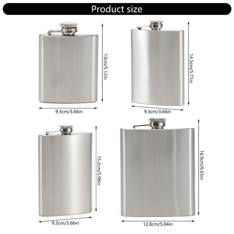 Product Introduction of HCSJ Portable Flask with Leak Proof Designs Flagon for Travel and Social Gatherings 0