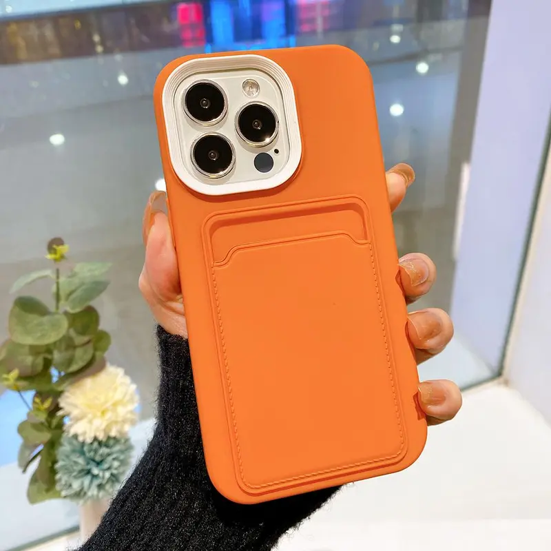 2 in 1 Phone Case with Card Slot, Anti-fall Phone Case, Anti-sweat & Anti-fingerprint Phone Cases for iPhone 11 12 13 14 15 16 Pro Max, Electronics Accessories, Safety 6