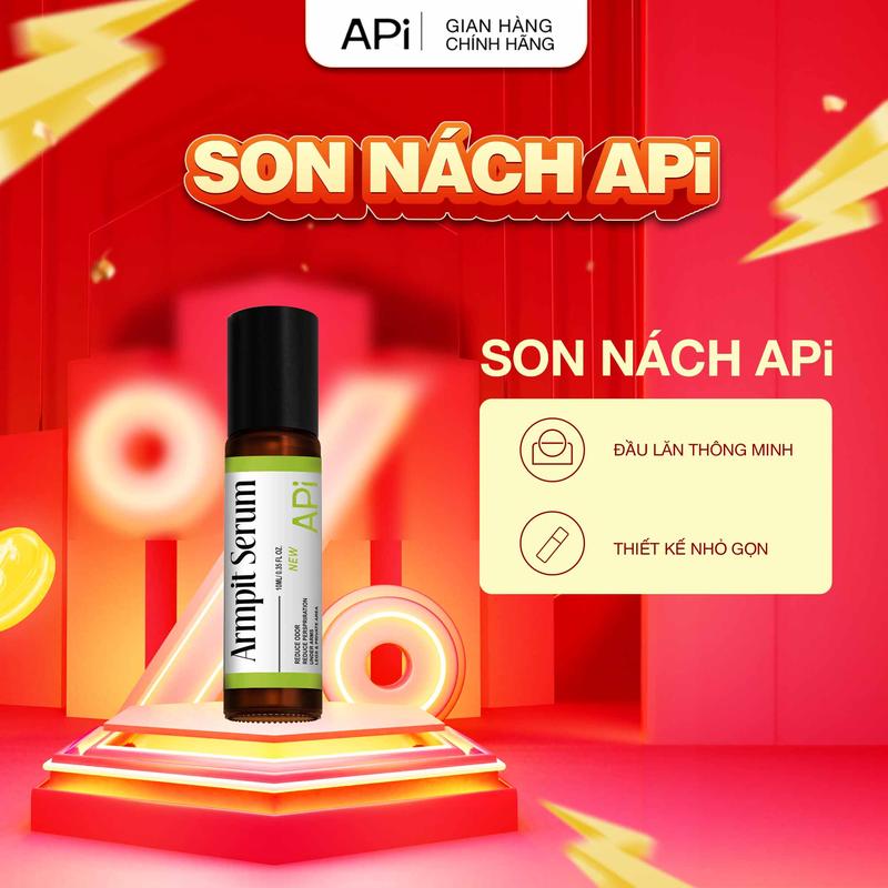 Serum khử mùi APi hỗ trợ khử mùi nách, ngăn tiết mồ hôi và giúp giữ cho vùng da dưới cánh tay khô thoáng, serum nách APi hỗ trợ dưỡng trắng 10ml 3