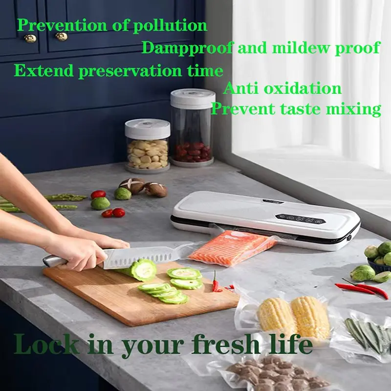 Food Vacuum Sealer Bag, 1 Roll Multi-size Food Vacuum Sealer Bags, Vacuum Storage Bag for Food Fresh Long Keeping, Home Kitchen Supplies, Kitchen Accessories 5