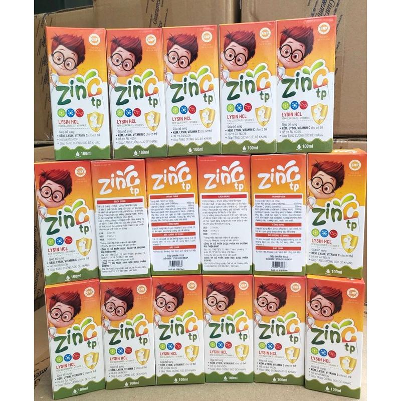 Zinc Tp bổ sung kẽm, hỗ trợ ăn ngon, tăng cường sức khỏe, đề kháng, tăng cường miễn dịch 2