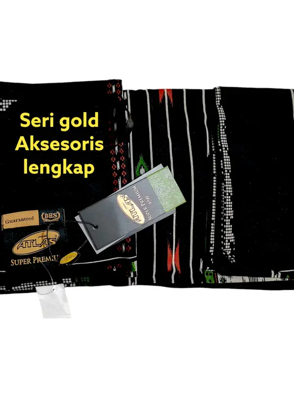 Sarung Atlas Super Premium 920 Gold motif BHS TERBARU 2