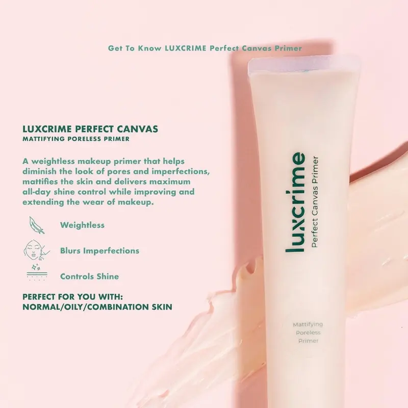 Luxcrime Perfect Canvas Primer - Mattifying Poreless Hydro Blur 4