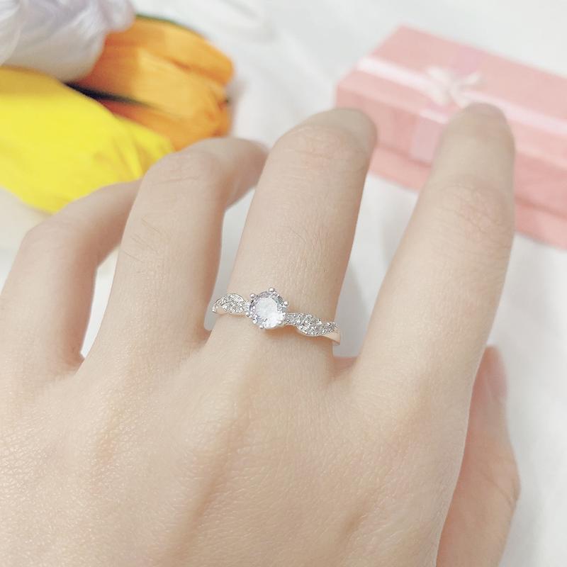 Nhẫn nữ xoắn bèo d.a 6 li siu hot N1 3