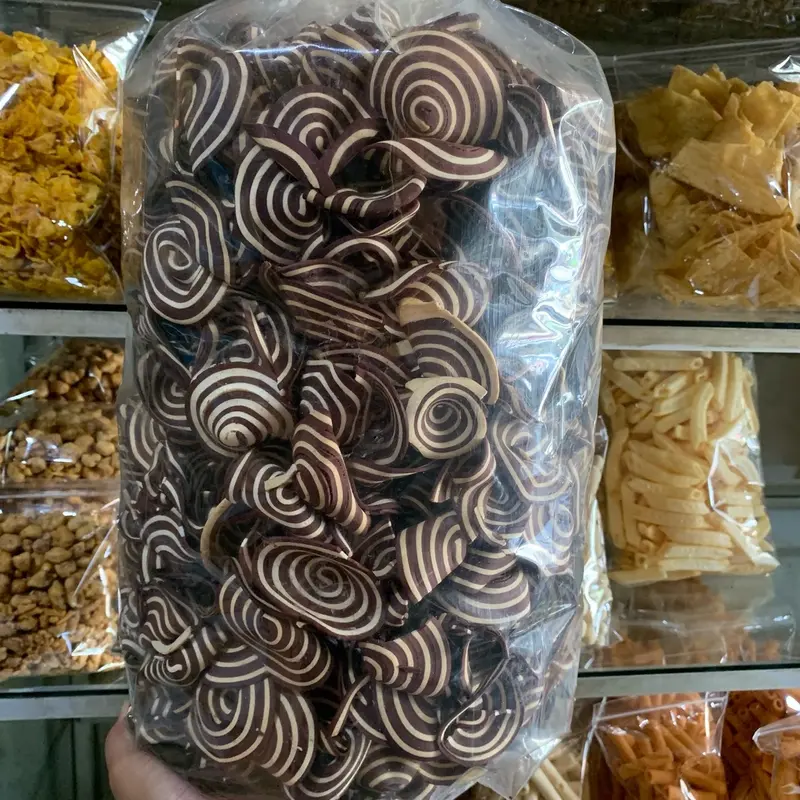 KERIPIK KUPING GAJAH RASA MANIS DAN RENYAH KEMASAN 200 GRAM DAN 500 GRAM Cemilan Makanan 4