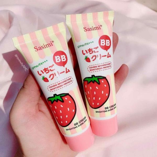 [Sỉ-Rẻ] Kem Lót BB Trang Điểm Sáng Da kiềm dầu Sasimi hương dâu tuýp 10g – SATP940 [Lẻ-Sỉ] 4