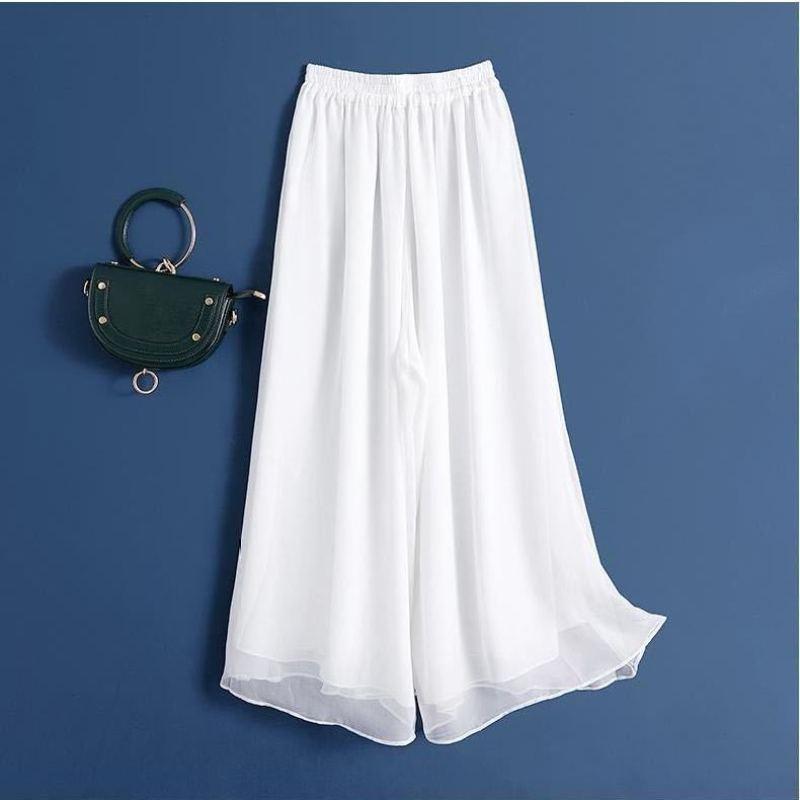 Product Introduction of Quần Palazzo Ruy Băng Nữ, ZAVA, Chất Liệu Voan, Dáng Rộng Vừa Vặn, Xếp Ly, Ống Rộng 11