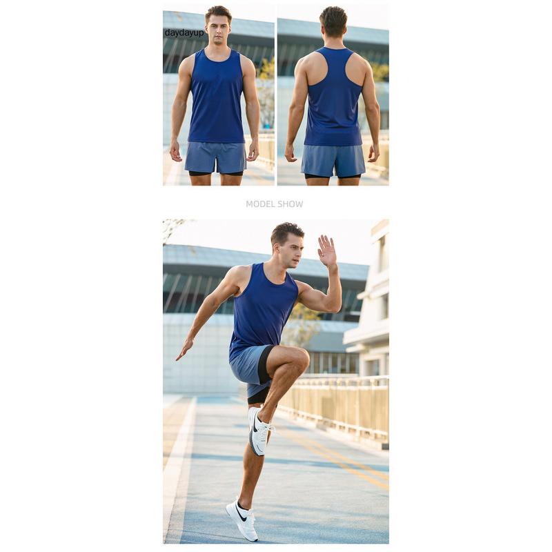 Product Introduction of Summer Men Sports Tank Top Large Casual Breathable Quick Drying Outdoor Running Vest 16