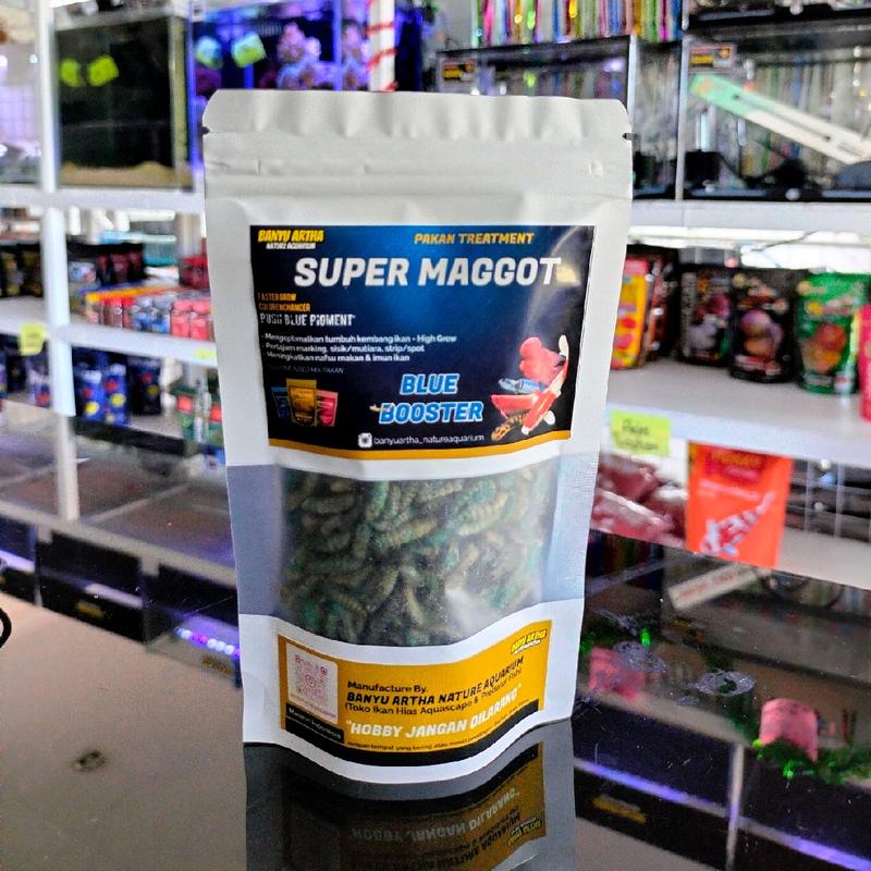 Super Maggot Red Booster untuk Meningkatkan Pertumbuhan dan Warna Ikan 1