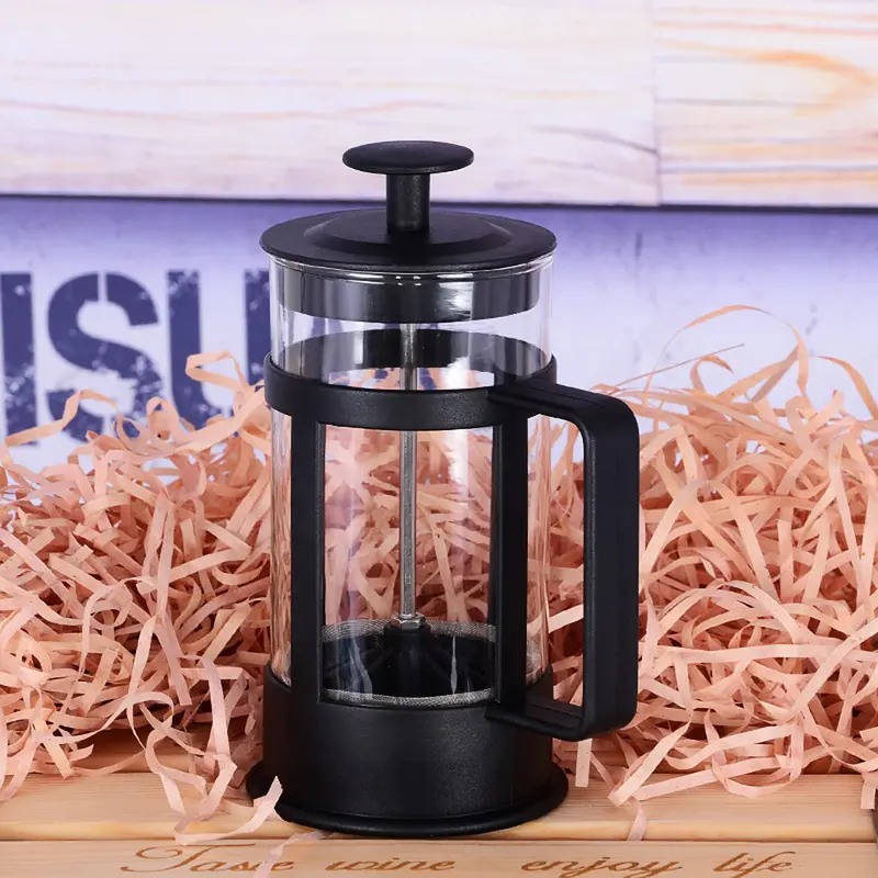 Bình pha cà phê kiểu pháp 350/600ml ​french press ấm pha cà phê trà ​thủy tinh Bình pha trà ​French press ly trắngg 4