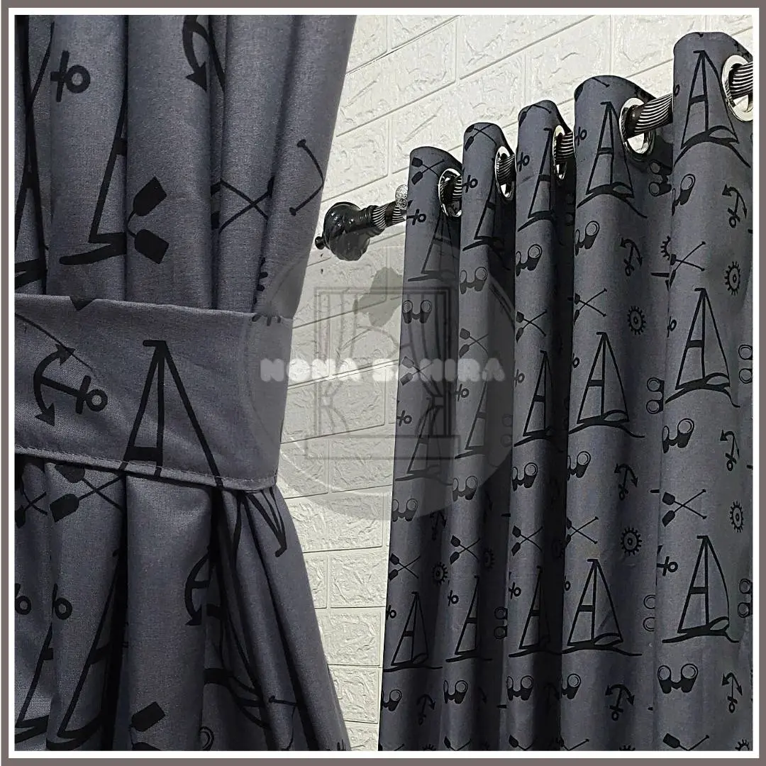 GORDEN TIRAI PINTU JENDELA MINIMALIS MODEL SMOKERING MOTIF VINTAGE AESTHETIC