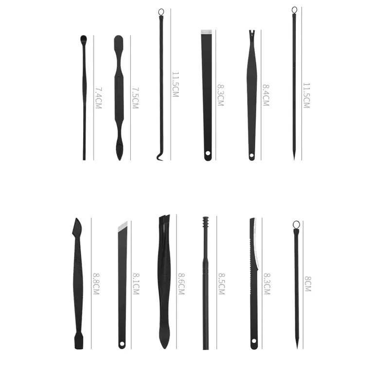 Manicure Set 32 in 1 Alat perawatan kuku 1 Set isi 32pcs Set Manikur Perawatan Kuku gunting nail tangan Kotoran Mempercantik 6