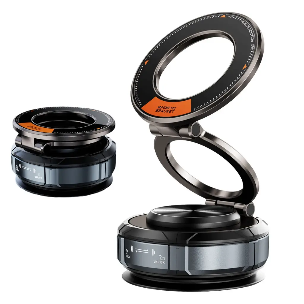 Majesun 1080° Foldable MagSafe Car Mount – Dashboard Magnetic Phone Holder