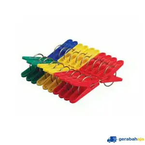 JEPIT BAJU JEMURAN PLASTIK ISI 20 PREMIUM QUALITY