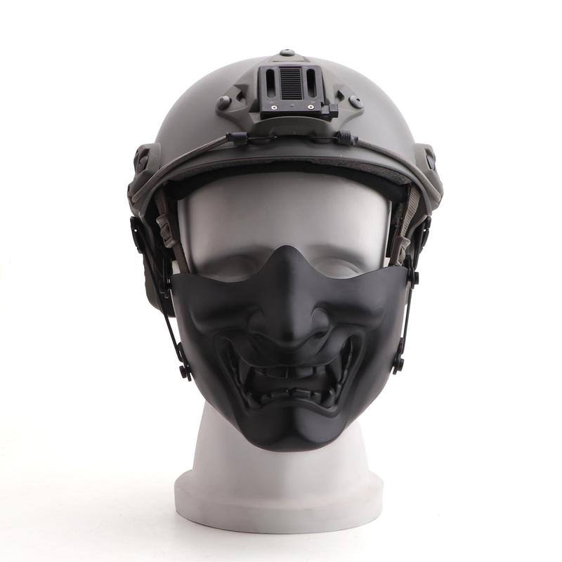Summer Half Face Protective Mask, Army Fans Supplies, Tactical Face Protection Mask, Halloween Costume Ideas, Party Cosplay Costumes Accessories 9