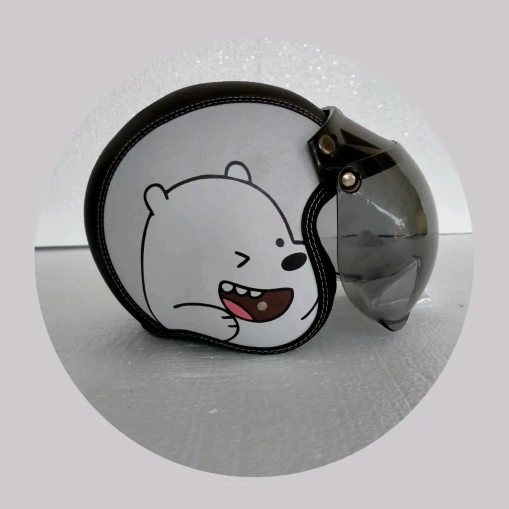 helm anak kids 4-7 thn Nyaman Pria Wanita Kaca