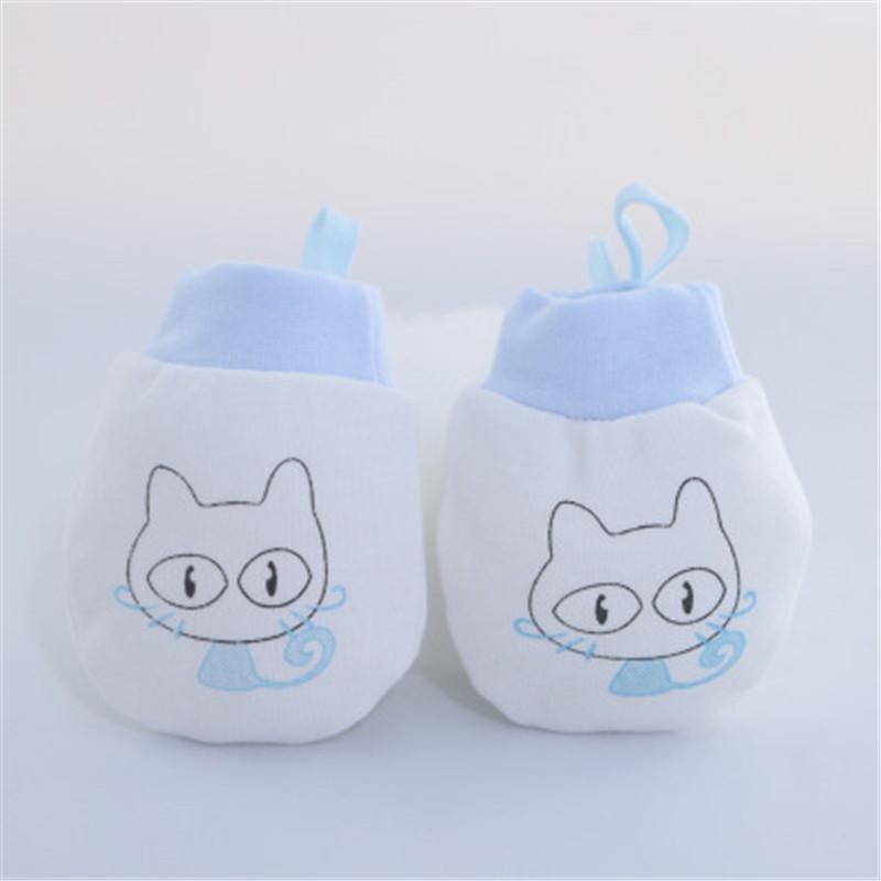 Product Introduction of New Baby mittens Gloves Cute Cartoon Baby Infant Pure cottonGirlt Scratch Newborn MittsBoy Fabric Baby Care product Christmas 6