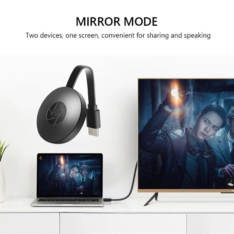 Miracast Android Dongle Mirascreen Wifi HDMI-compatible Airplay TV Stick Wireless Display Receiver 1080P Media Streamer Adapter 2