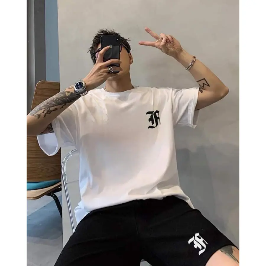 ĐỒ BỘ 5XL,6XL,7xl bigsize < 140 kg có hình mặc mùa hè Nam Áo Menswear Thun set  nam