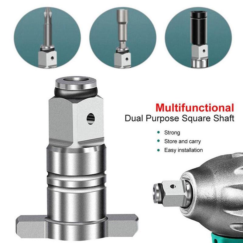 Product Introduction of Electric Wrench Conversion Head Drill Bit Square Axis Head Modified Conversion Axis Multi Head X8M1 21