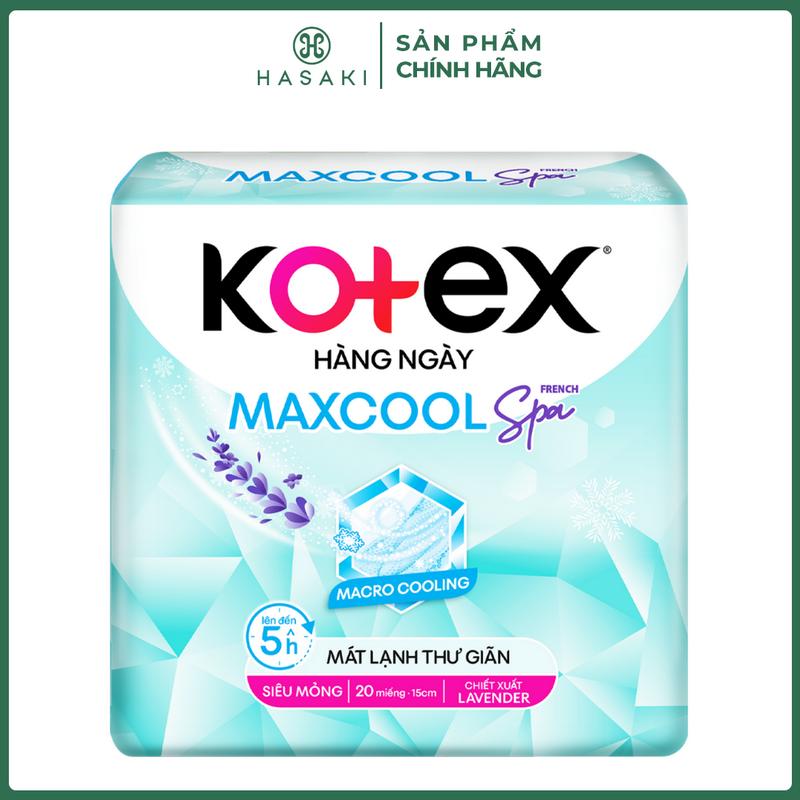 Băng Vệ Sinh Kotex Hằng Ngày Thảo Dược Cool 20 Miếng | HASAKI BEAUTY