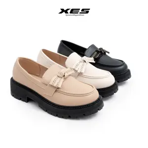 XES LINDY-775 Sepatu Wanita Kerja Wanita Docmart 5cm