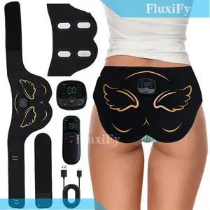 FX Electric EMS Hips Trainer Alat Stimulasi Otot Bokong dengan Remote Control untuk Latihan & Pembentukan Tubuh