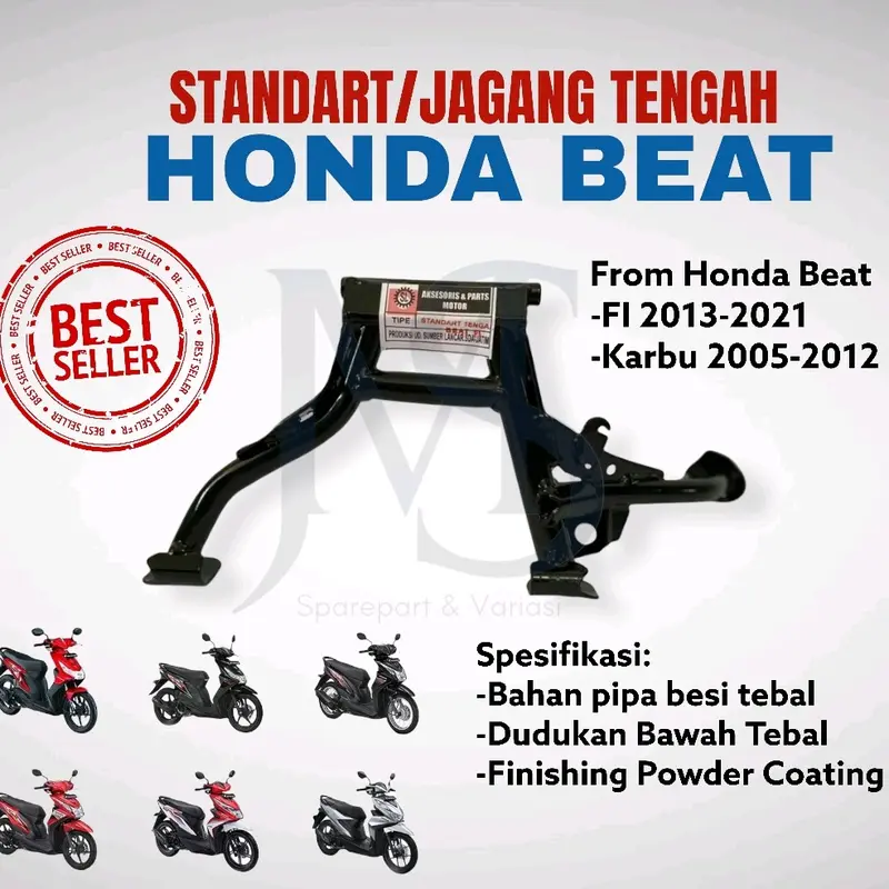Standart Tengah Standart Samping Jagang Tengah Jagang Samping Standard Tengah Standard Samping Sepeda Motor Honda Beat Fi Honda Beat Karbu Beat Pop Beat New Bahan Tebal Motorcycle Motorcycle 0