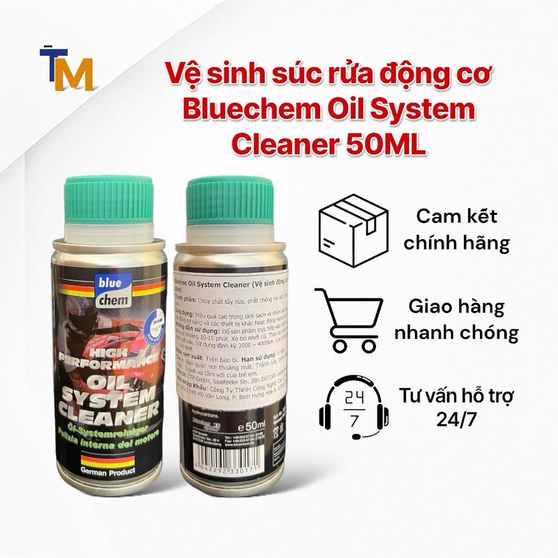 Vệ sinh súc rửa động cơ Bluechem Oil System Cleaner 50ML Dầu - TikTok ...