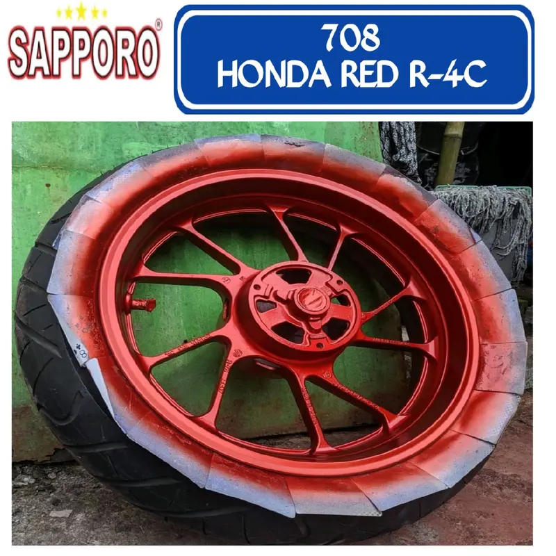701/708 HONDA RED R-3C/R-4C SAPPORO STANDAR CANDYTONE 300ml Cat Semprot Pylok Pilok Pylox / Cat Aerosol / Cat Semprot / Sapporo Standar 2