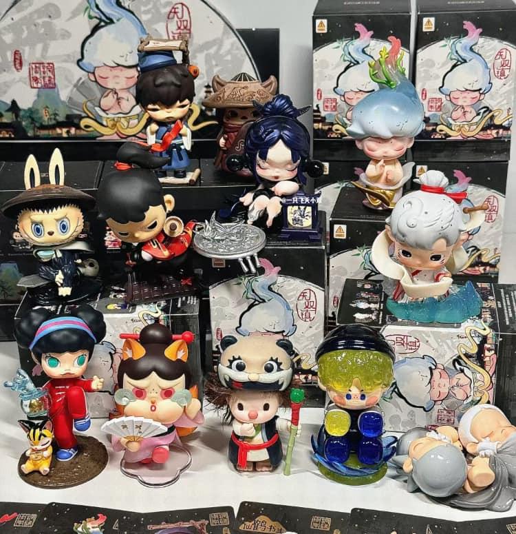 Nobox Chính hãng Hộp bí ẩn mô hình ngẫu nhiên Labubu SkullPanda Dimoo Crybaby Zsiga Pucky ... Đồ chơi Mô hình Quà tặng đáng yêu