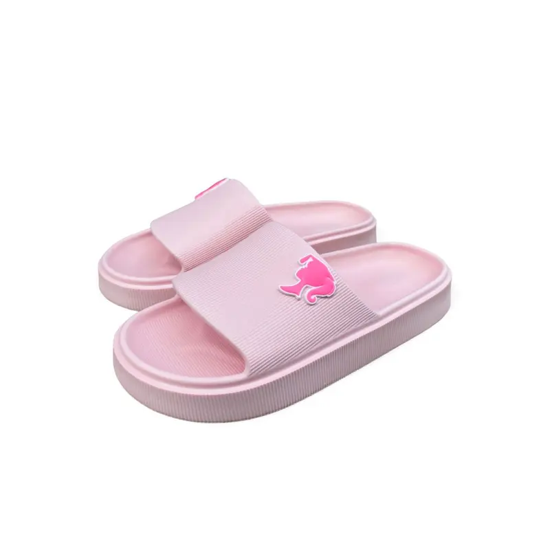 COLLIN SENDAL CEWEK DEWASA SELOP SENDAL SLIP ON TERBARU LOGO BARBIE B7840-1 Sandal Shoes Wanita 3