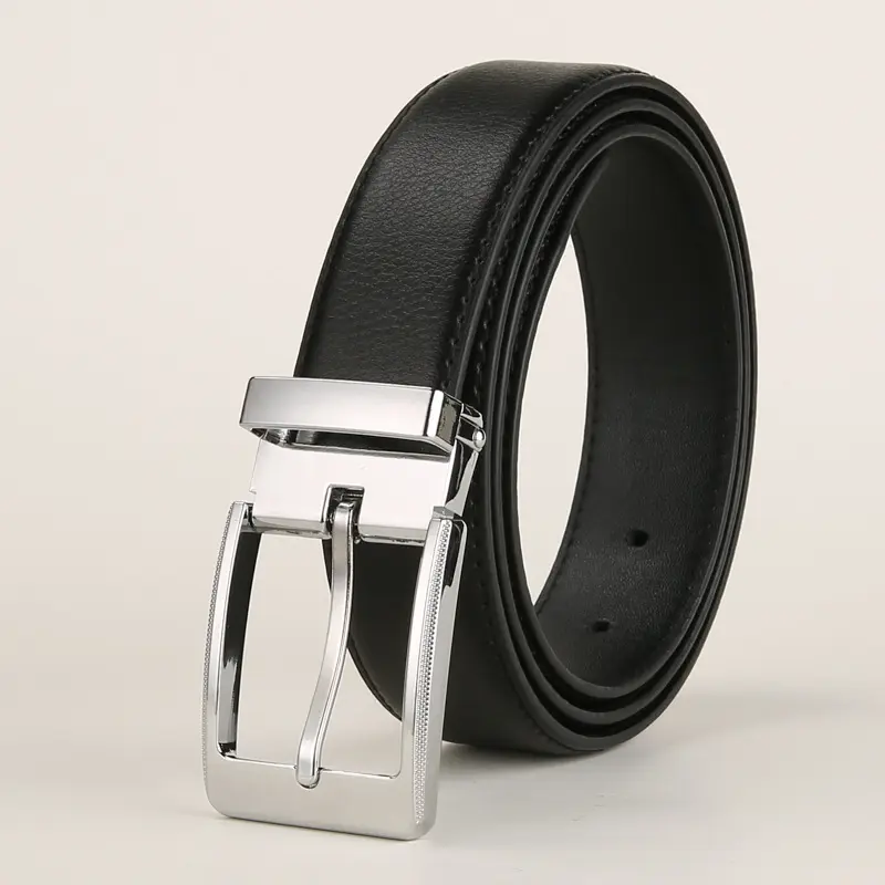 belts for men Men’s Belt Genuine Leather Belt For Jeans Men Fashion Design Belt Pin Buckle With Leather Strap Adjustable Length Belt Business Dress Male Belt leather belt for men