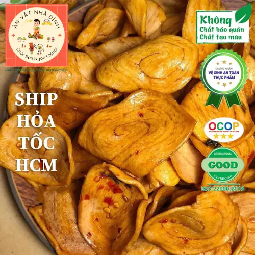 Bánh Tai Heo Mắm Ớt  250G-500G ( món ăn tuổi thơ ) Snack Food banh  snack bánh  vinh snack Ăn Vặt Ăn Vặt Thức Ăn bim tam 1