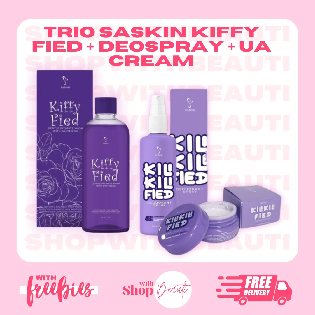 SASKIN TRIO KIFFY FIED + KILIKILIFIED + UA CREAM