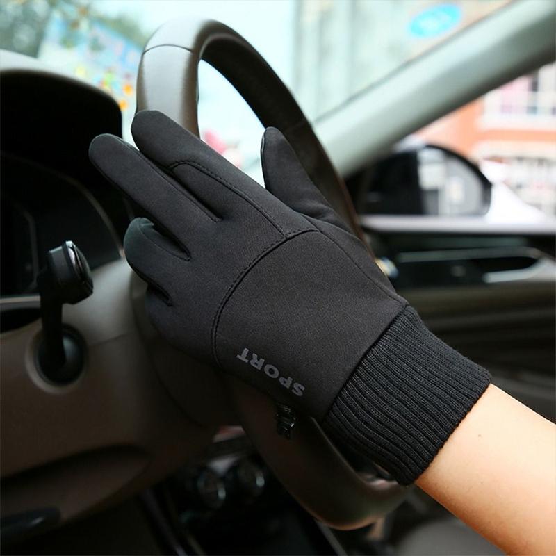 Product Introduction of Men Skin-friendly Waterproof Windproof Winter Glove Warm Mittens Full Finger Gloves 15