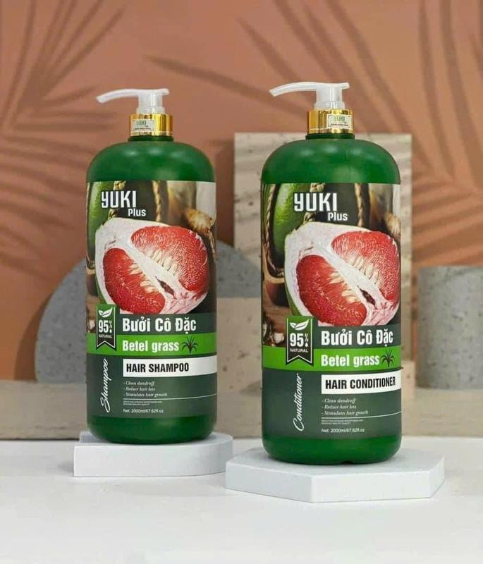Dầu gội xả bưởi YUKI siêu thơm mượt tóc hàng loại 2000ML Dưỡng Tóc