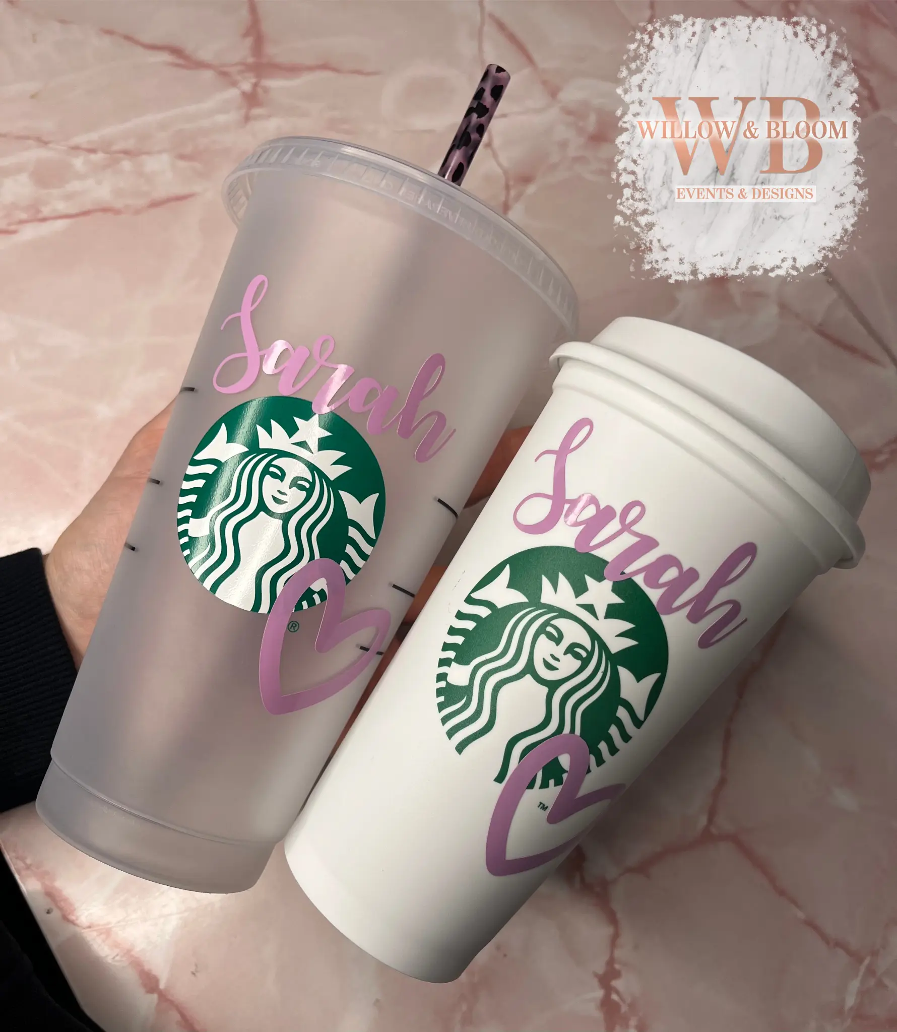 Personalised Starbucks Hot & Cold Cup Bundle