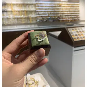 [LIVE ONLY] JY-JF-96-12K Cincin Copper Dilapisi Emas Asli  High Quality