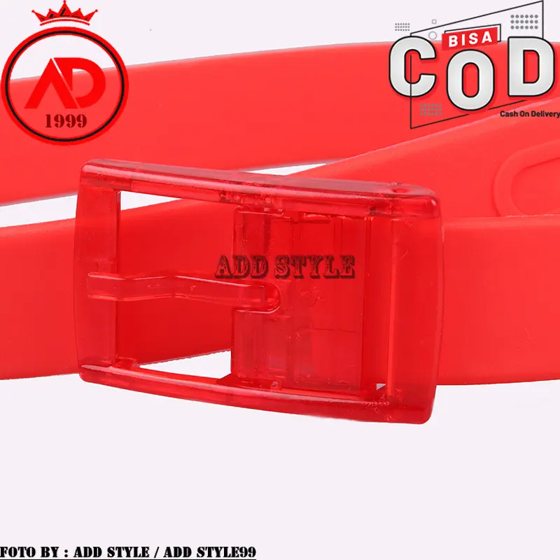 ADD STYLE99 | Ikat Pinggang Pria Unisex Gesper Rubber Untuk Golf Warna Sabuk Harum Anti Alergi Besi COD 3