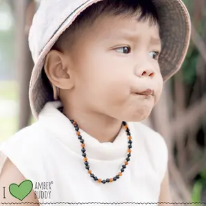 Amber Buddy | JN91 Kalung Anak Baltic Amber. 38 cm Junior