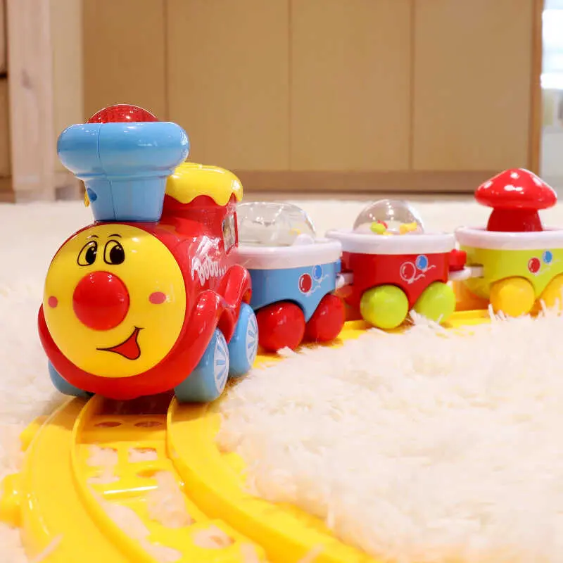 Thomas train belt track detachable interactive puzzle hands on and brain stimulating children's toys